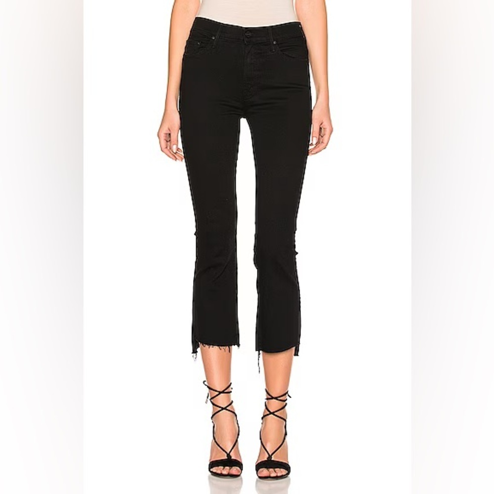 NWOT MOTHER The Looker Ankle Fray Jeans in Guilty as Sin size 29